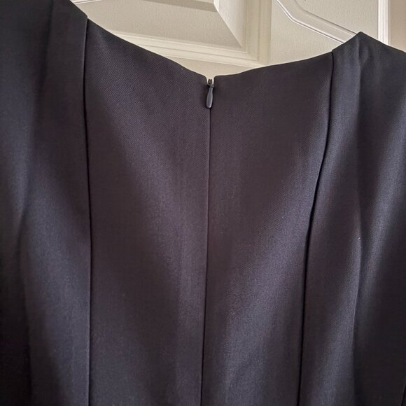 Black boat neck mini dress (NWT!) - Picture 3 of 4